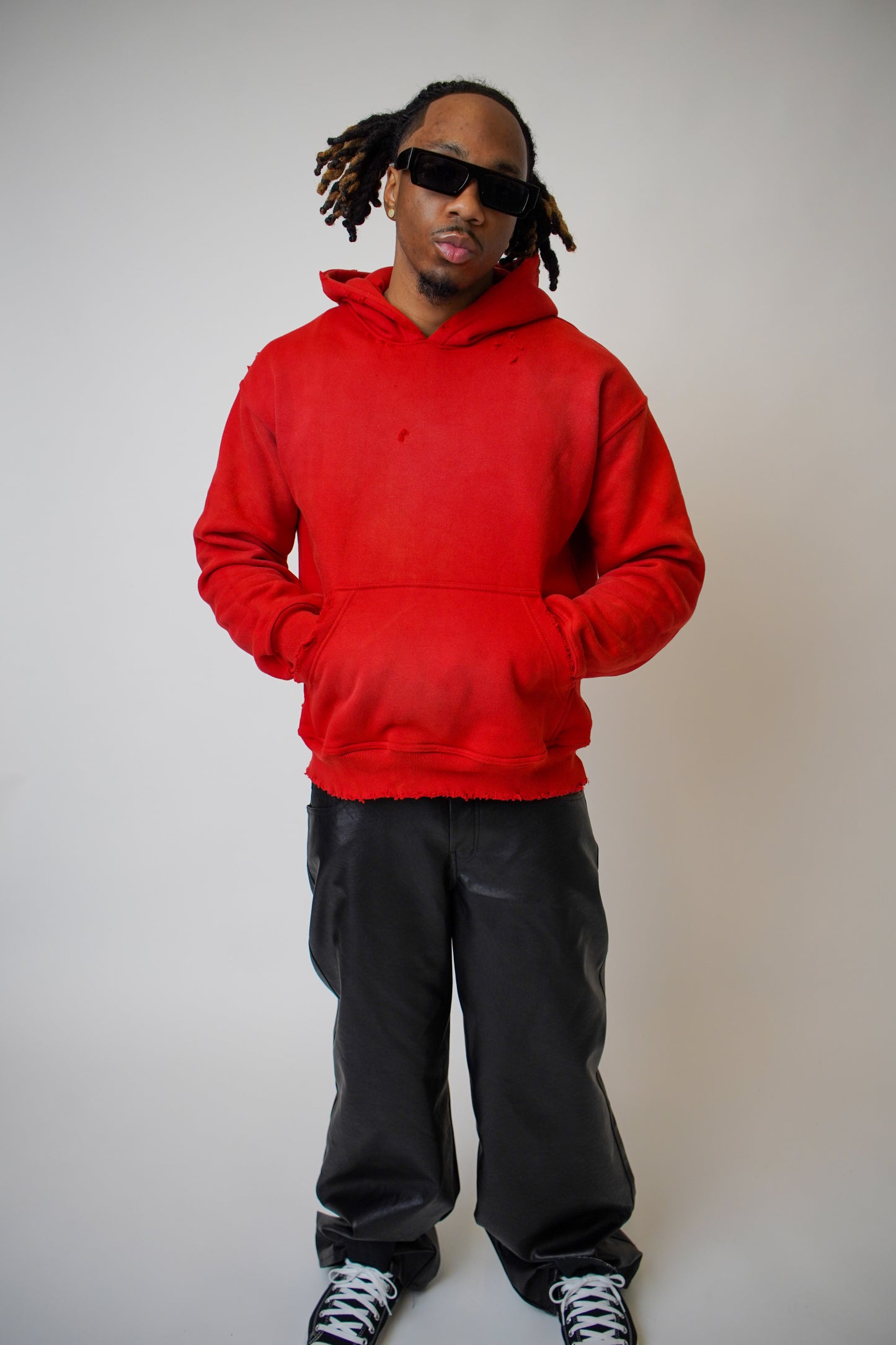 1K Distressed Hoodie