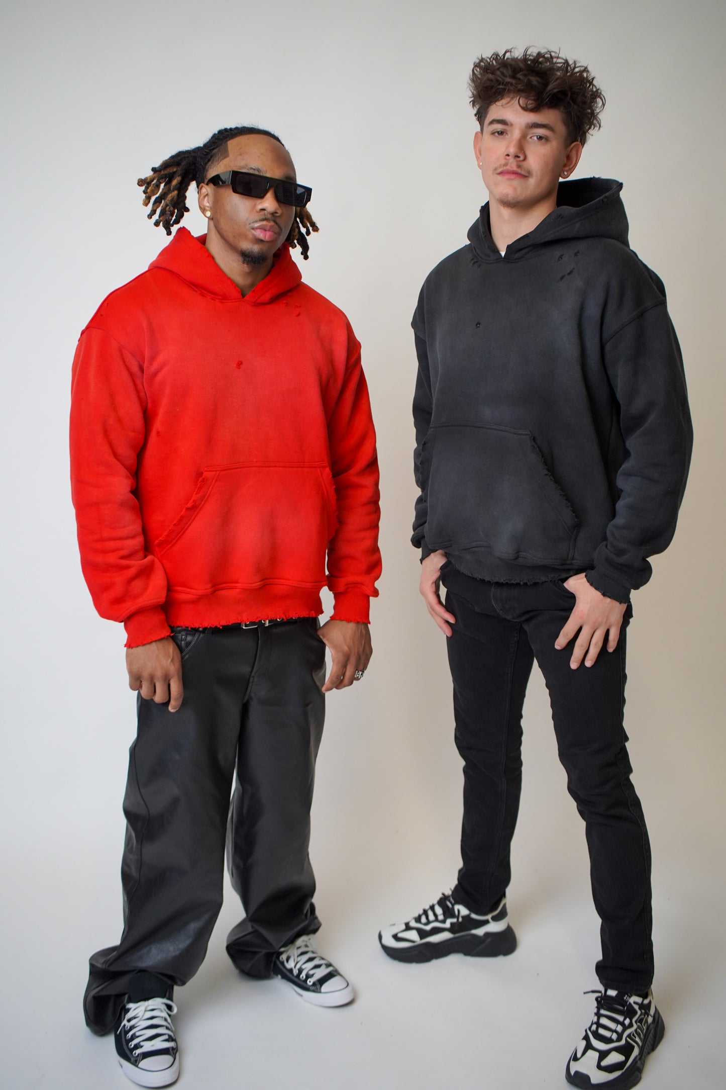 1K Distressed Hoodie